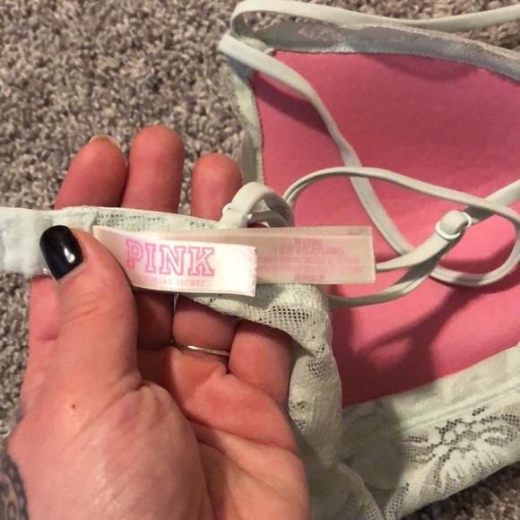 M Long line Lace push-up bra - Picture 3 of 3